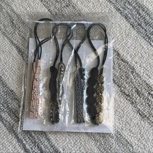 Elegant Beaded Hair Ties Set